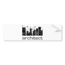 Architect Buildings Cool design! Bumper Stickers