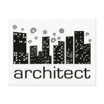 Architect Buildings Cool design! Post Card