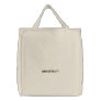 "ARCHITECT" Embroidered Bag
