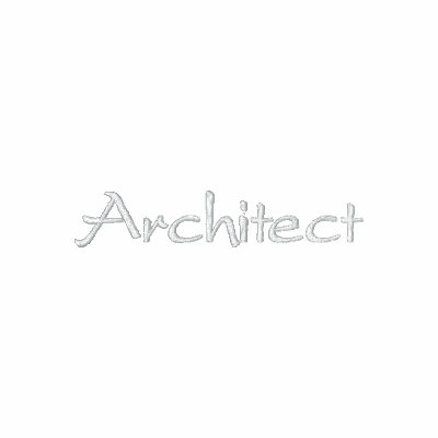 "Architect" Embroidered Polo Shirt by majarch