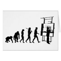 Architect Evolution of Architecture Draftsman Card
