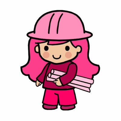 Architect Girl Photo Cut Out by OccupationStation