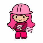 Architect Girl photo sculptures