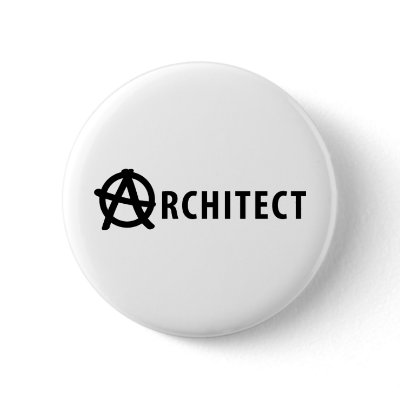 architect icon pinback button by TomaniacLines