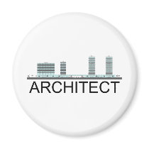 Architect! Original design! Fridge Magnet