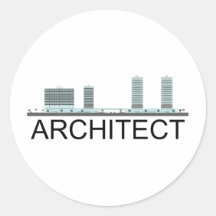 Architect! Original design! Round Stickers