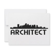 Architect Skyline design! Custom Invites