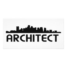 Architect Skyline design! Photo Greeting Card