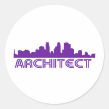 Architect Skyline design! Sticker