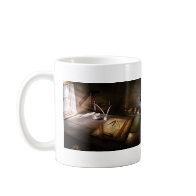 Architect - The drafting table Coffee Mugs by suburbanscenes