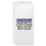 Architect...Will Work For Beer rack cards
