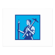 Architect With Pencil and T-Square Post Cards