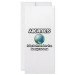 Architects...Making the World a Better Place Custom Rack Card