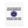 Architects Turn Me On Post Card