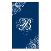 Architecture Business Card Wedding Planner Blue