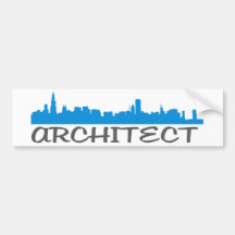 Architecture Skylines! Bumper Sticker