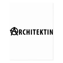 Architektin icon post card