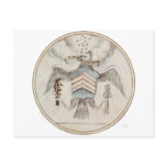 Archive Presidential Seal Sketch Post Card
