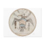 Archive Presidential Seal Sketch Post Card