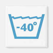 ARCTIC -40º fridge or freezer magnet.