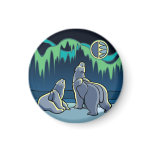 Arctic Art Fridge Magnet Polar Bear Art Gifts