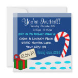 Arctic Fox Christmas Invitation