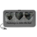 Arctic Fox Eyes; Customisable Notebook Speakers