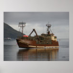 Arctic Lady, Crab Boat in Dutch Harbor, AK Poster