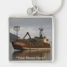 Arctic Lady, Crab Boat in Dutch Harbour, AK Keychains