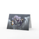 Arctic Mermaid and the Tiki Note Card