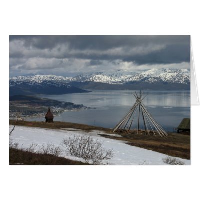 Arctic Nomades Tipi Card by wildlens