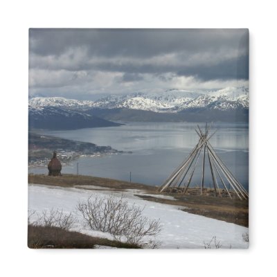 Arctic Nomades Tipi Magnet by wildlens