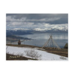 Arctic Nomades Tipi Postcard