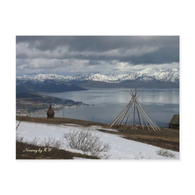Arctic Nomades Tipi Postcard by wildlens