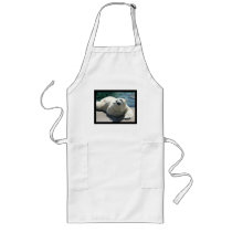 Arctic Polar Bear Long Apron