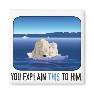 Arctic Polar Bear Fridge Magnets by EarthTribe