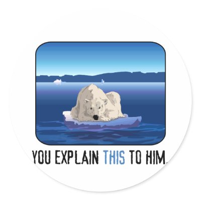 Arctic Polar Bear Stickers by EarthTribe