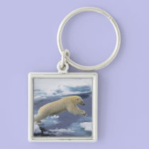 Arctic, Svalbard, Polar Bear extending and keychains