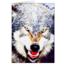 Arctic Wolf Greeting Card