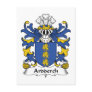 Ardderch Family Crest Post Cards