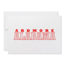 Ardmore, Alabama City Design Personalized Announcements