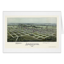 Ardmore, OK Panoramic Map - 1891 Cards