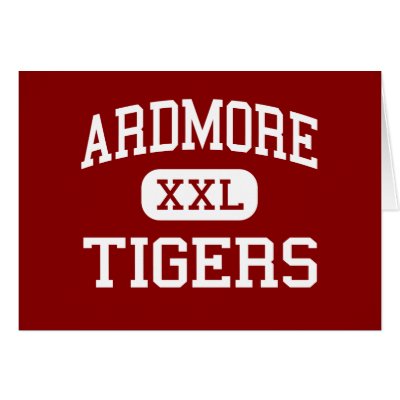 Ardmore - Tigers - High School - Ardmore Oklahoma Greeting Cards by customteamsportswear