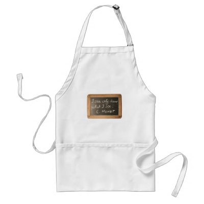 ardoise #05 - Monet's Quote Apron by Ardoise
