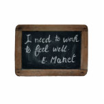 Ardoise #07 - Manet's Quote photo sculptures