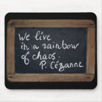 Ardoise #08 - Cezanne's Quote Mouse Pad