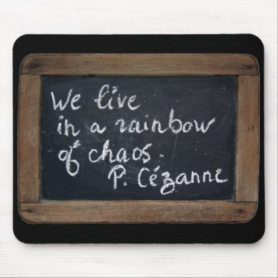 Ardoise #08 - Cezanne's Quote Mouse Pad by Ardoise