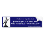 are reserved to the people bumper stickers