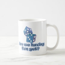 Are we having fun yet? coffee mug
