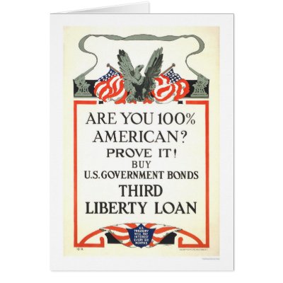 Are you 100% American?  Third Liberty Loan Cards by lc_wpa